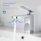 Kibi Infinity Single Handle Bathroom Vanity Sink Faucet with Pop Up Drain C-KBF1006CH-KPW100CH - alternate 3